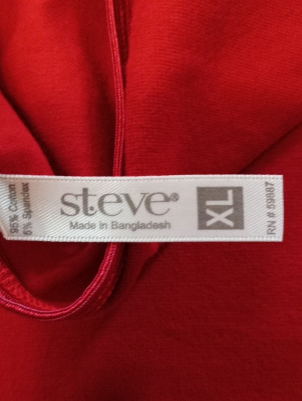 Women's Size XL Red Spaghetti Strap Cami - Picture 2 of 7